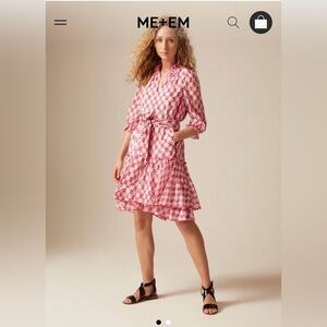 ME+EM Silk Cotton Summer Brocade
Swing Dress + Belt